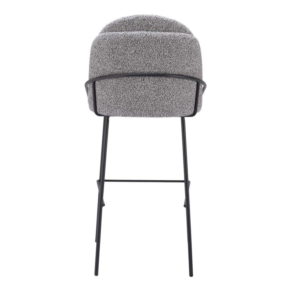 Zuo Modern - Jambi Barstool (Set of 2) Black & White - 109968 veiw 4
