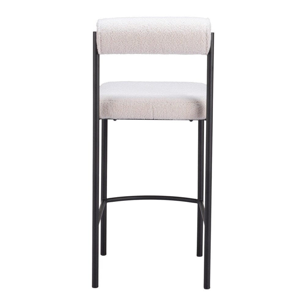 Zuo Modern - Livorno Counter Stool (Set of 2) Ivory - 109811 veiw 4