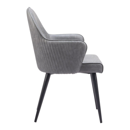 Zuo Modern - Silloth Dining Chair Gray - 110120 veiw 2