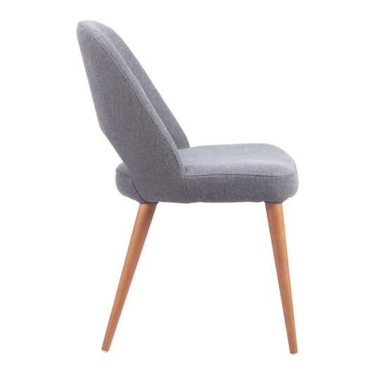 Zuo Modern - Leith Dining Chair (Set of 2) Gray - 110122 veiw 2