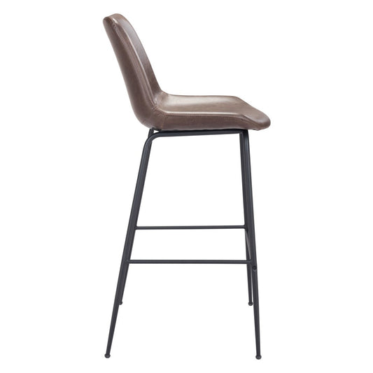 Zuo Modern - Byron Barstool Brown - 101771 veiw 2