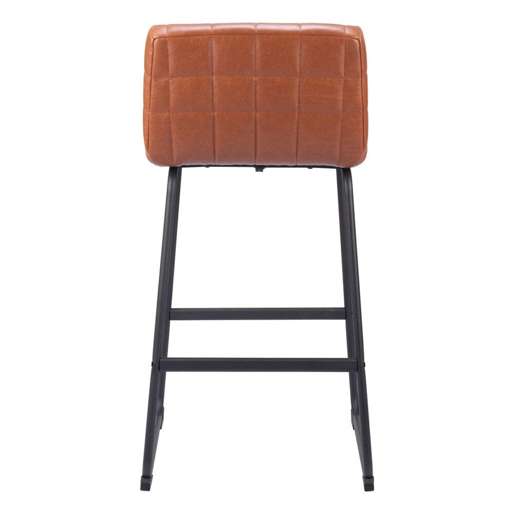 Zuo Modern - Pago Barstool (Set of 2) Brown - 109950 veiw 4