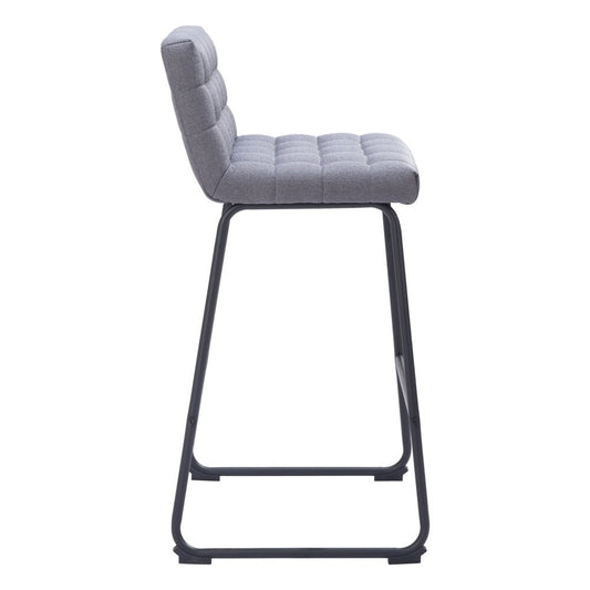 Zuo Modern - Pago Barstool (Set of 2) Gray - 110072 veiw 2