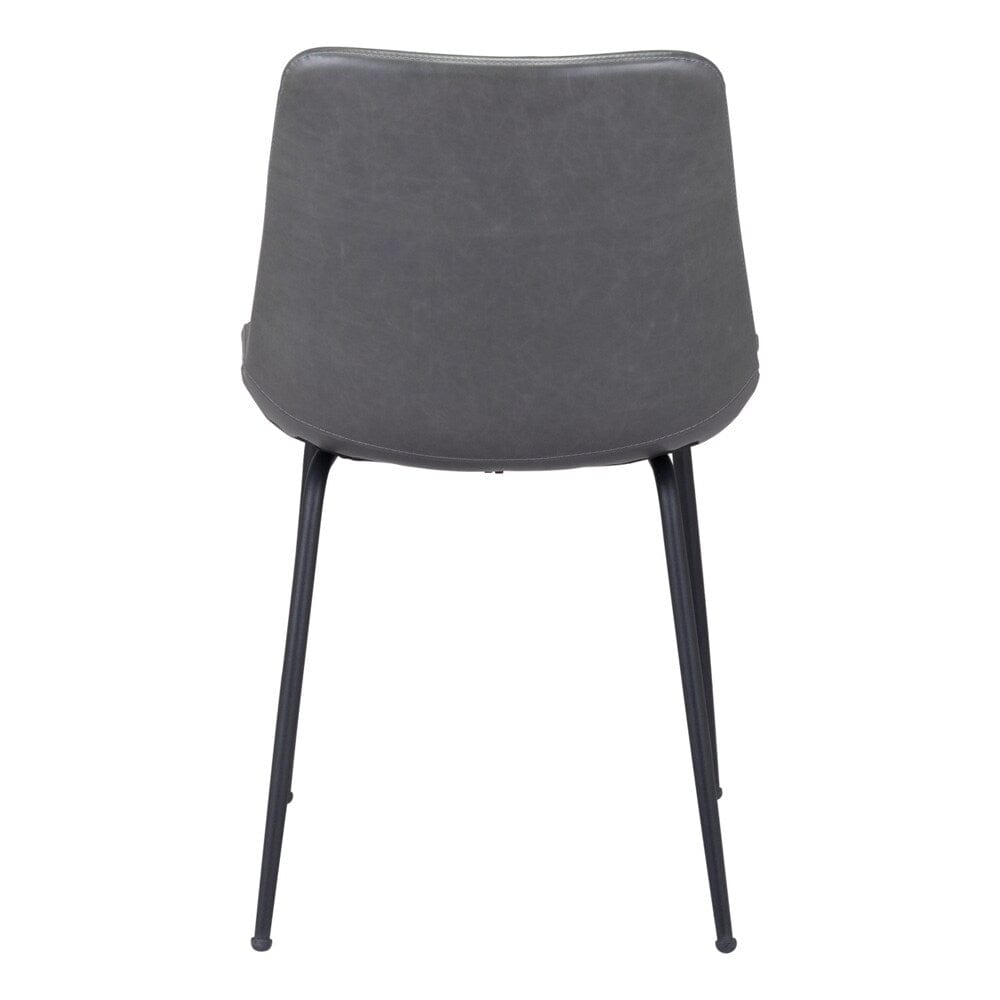 Zuo Modern - Byron Dining Chair (Set of 2) Gray - 101778 veiw 4