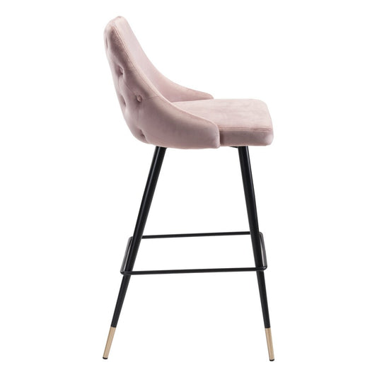 Zuo Modern - Piccolo Barstool Pink - 101096 veiw 2