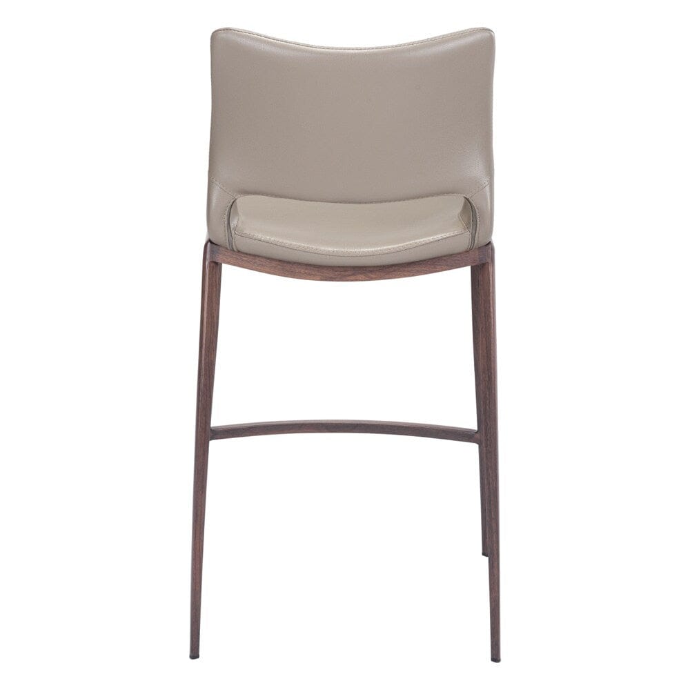 Zuo Modern - Ace Counter Stool (Set of 2) Brown & Walnut - 101392 veiw 4