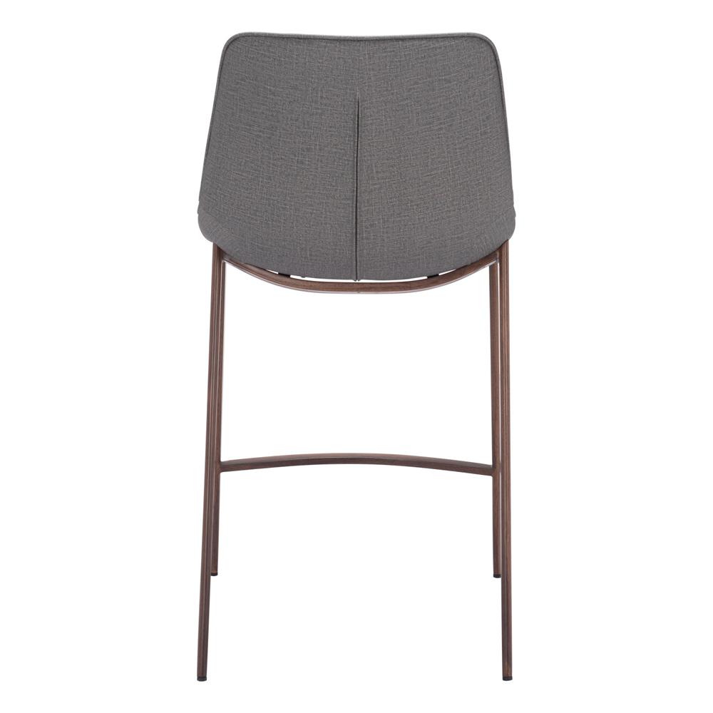 Zuo Modern - Magnus Counter Stool (Set of 2) Slate Gray & Walnut - 109936 veiw 4