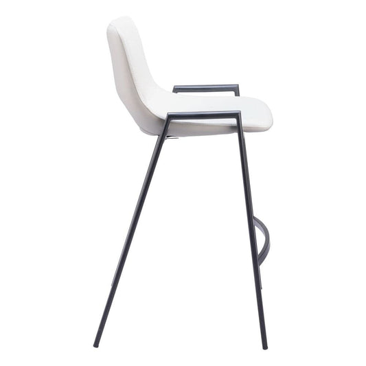 Zuo Modern - Desi Counter Stool (Set of 2) White - 109538 veiw 2