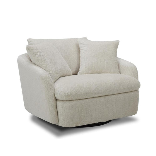 Parker Living - Boomer - Utopia Sand Large Swivel Chair with 2 Toss Pillows (Set of 2) - SBMR#912S-2-UTSA veiw 2