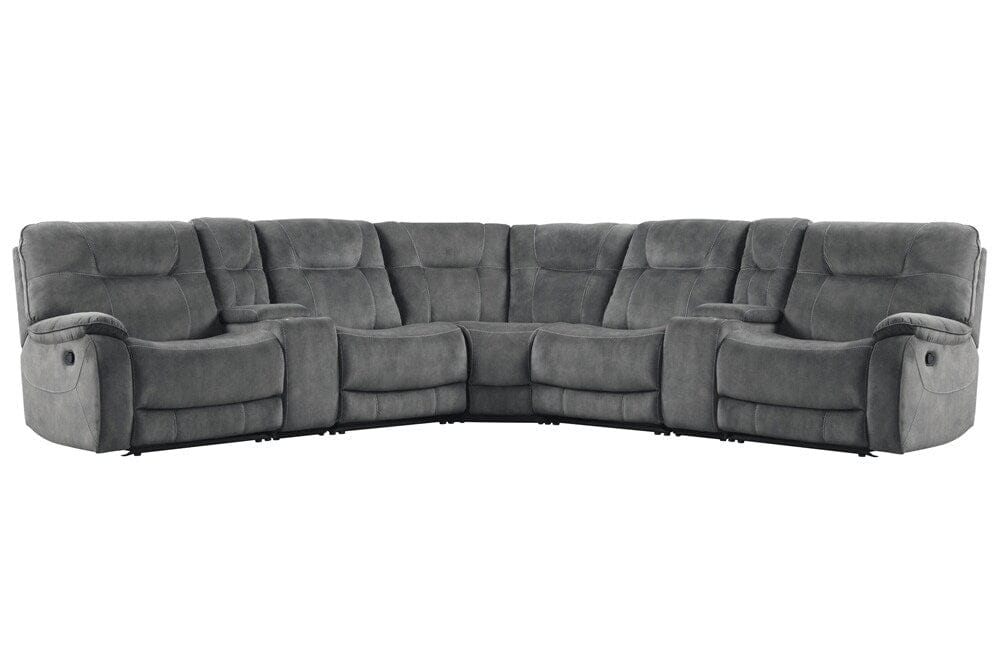 Parker Living - Cooper - Shadow Grey 7 Piece Modular Manual Reclining Sectional - MCOO-PACKT7-SGR veiw 1