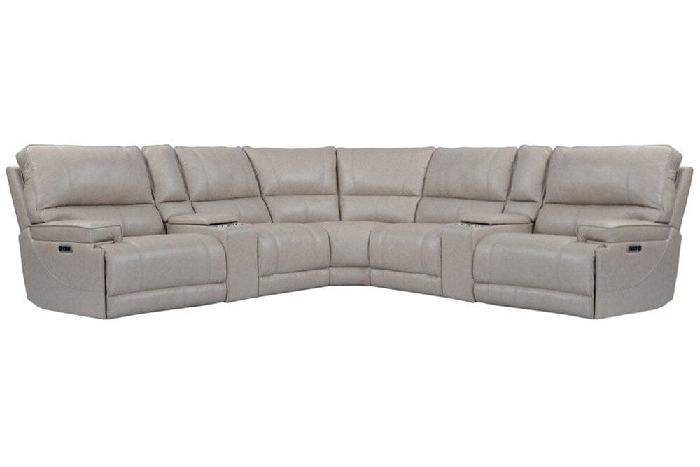 Parker Living - Whitman - Verona Linen - Powered By Freemotion 7 Piece Modular Power Reclining Sectional with Power Adjustable Headrests - MWHI-PACKT7(H)-P50-VLI veiw 1