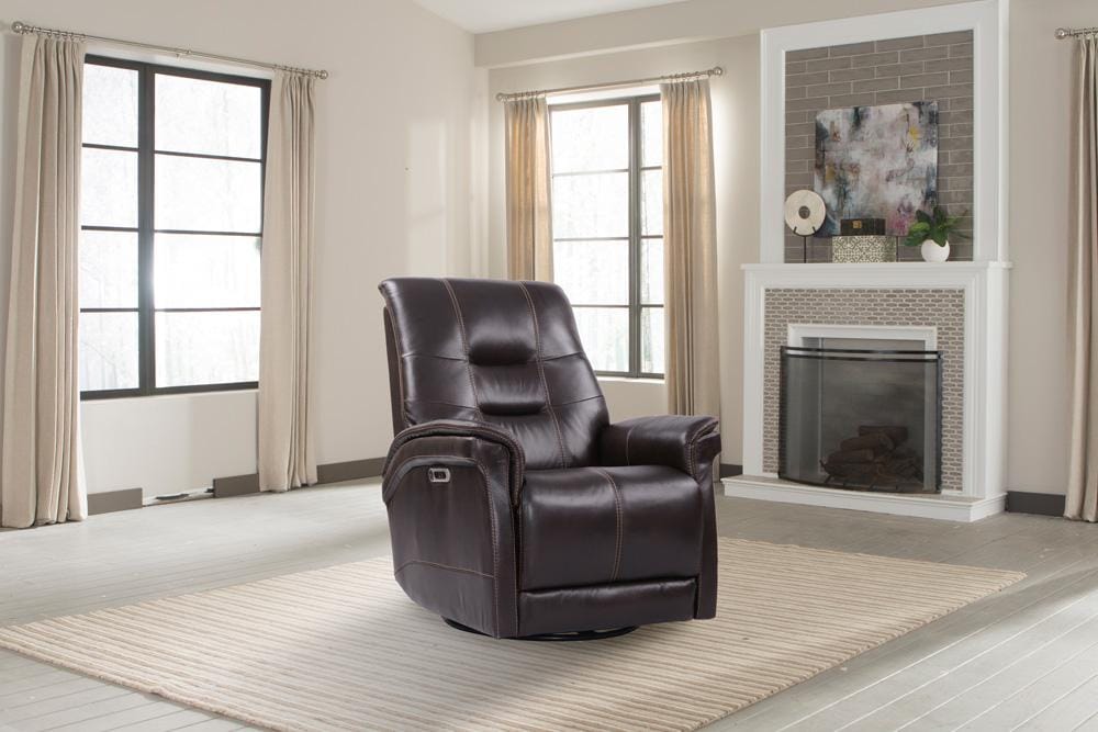 Parker Living - Carnegie - Verona Coffee - Powered By Freemotion Cordless Power Swivel Glider Recliner (Set of 2) - MCAR#812GSPH-P25-2-VCO veiw 11