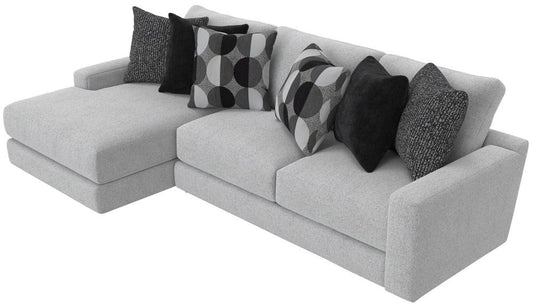 Jackson Furniture - Arlo 2-Piece Sectional with LSF Chaise in Artic/Domino - 404573170358265158_404575170358265158 veiw 2