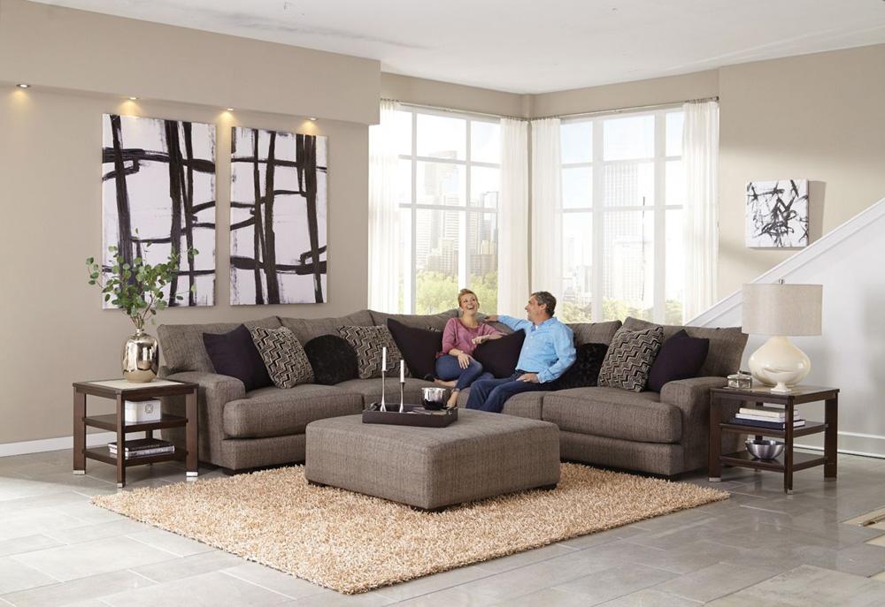 Jackson Furniture - Ava 3-Piece Sectional in Pepper/Shadow - 449863179648287048_449873179648287048_449859179648287048 veiw 2