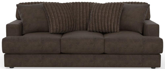Jackson Furniture - Eagan Sofa in Chocolate/Chocolate - 2303-03/1847-09/1998-09 veiw 2