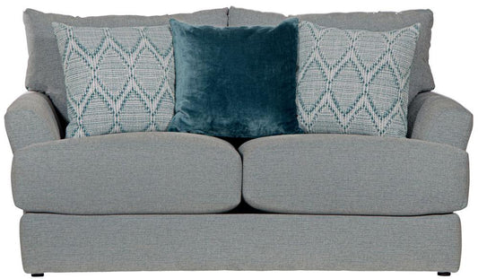 Jackson Furniture - Howell Loveseat in Seafoam/Spa - 3482-02/1617-35/1726-35 veiw 2