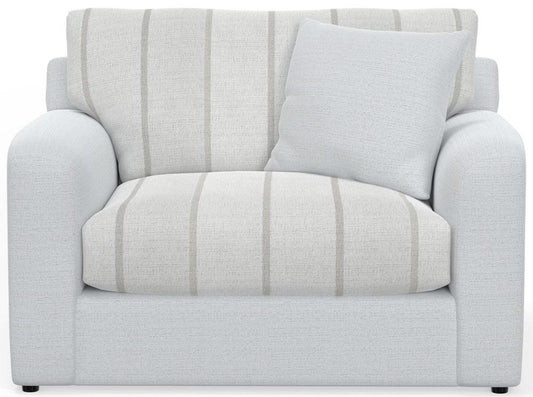 Jackson Furniture - Lindsey Chair 1/2 in Snow/Platinum - 2288-01/1703-01/1682-26 veiw 2