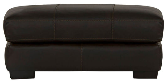 Jackson Furniture - Marco Top Grain Leather Ottoman in Chocolate - 4507-10/1273-89/3073-89 veiw 2