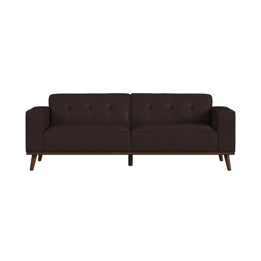 Picket House Furnishings - Fate Sofa with Wood Front in Pebble Brown - U-15000-8200-300 veiw 2