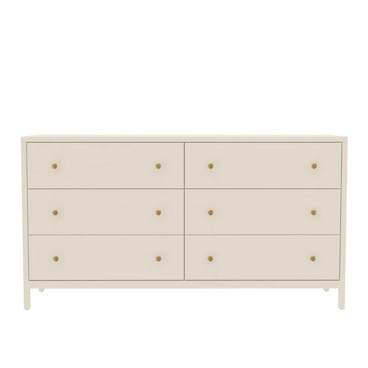 Alpine Furniture - Avery Dresser, Coconut Milk - 2478-03 veiw 2