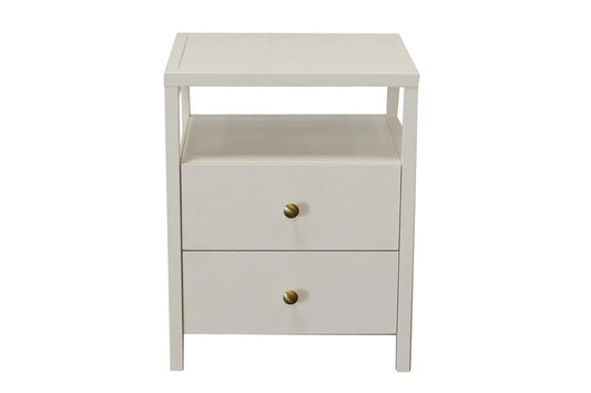 Alpine Furniture - Avery End Table, Coconut Milk - 2478-62 veiw 2