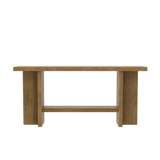 Alpine Furniture - Donte Console Table, Oak - 6798OAK-63 veiw 2