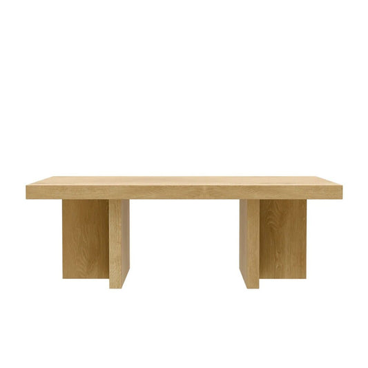 Alpine Furniture - Donte Rectangular Coffee Table, Natural - 6798NAT-61 veiw 2