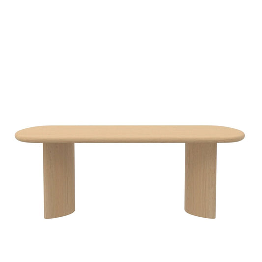 Alpine Furniture - Gabrielle Dining Table, Light Oak - 4225-01 veiw 2
