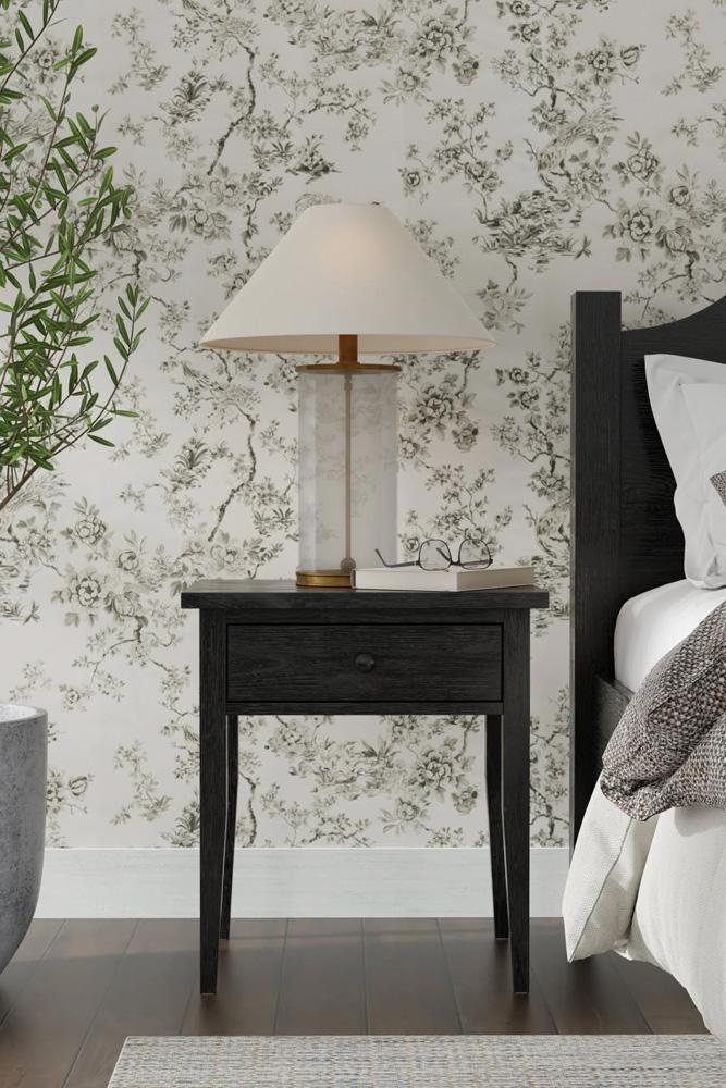 Alpine Furniture - Palmer Nightstand, Black - 2311BLK-02 veiw 7