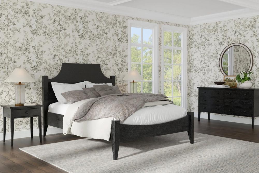Alpine Furniture - Palmer Queen Bed, Black - 2311BLK-Q veiw 10