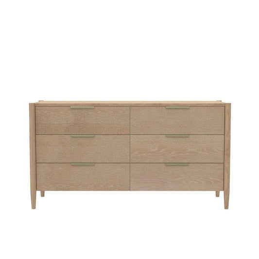 Alpine Furniture - Sinclair Dresser, Natural - 3458NAT-03 veiw 2