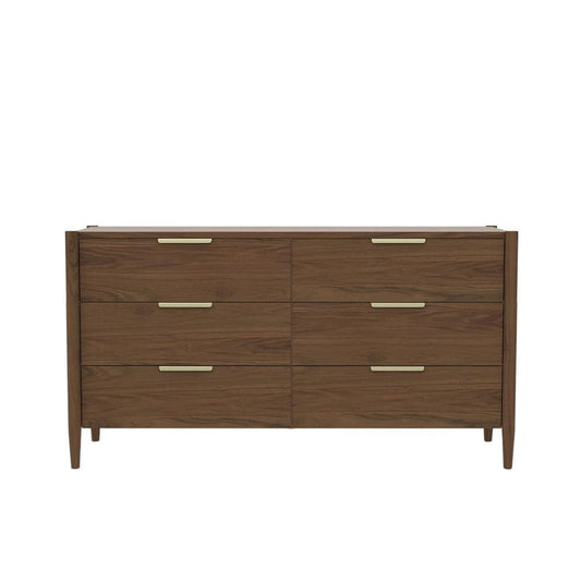 Alpine Furniture - Sinclair Dresser, Walnut - 3458WAL-03 veiw 2