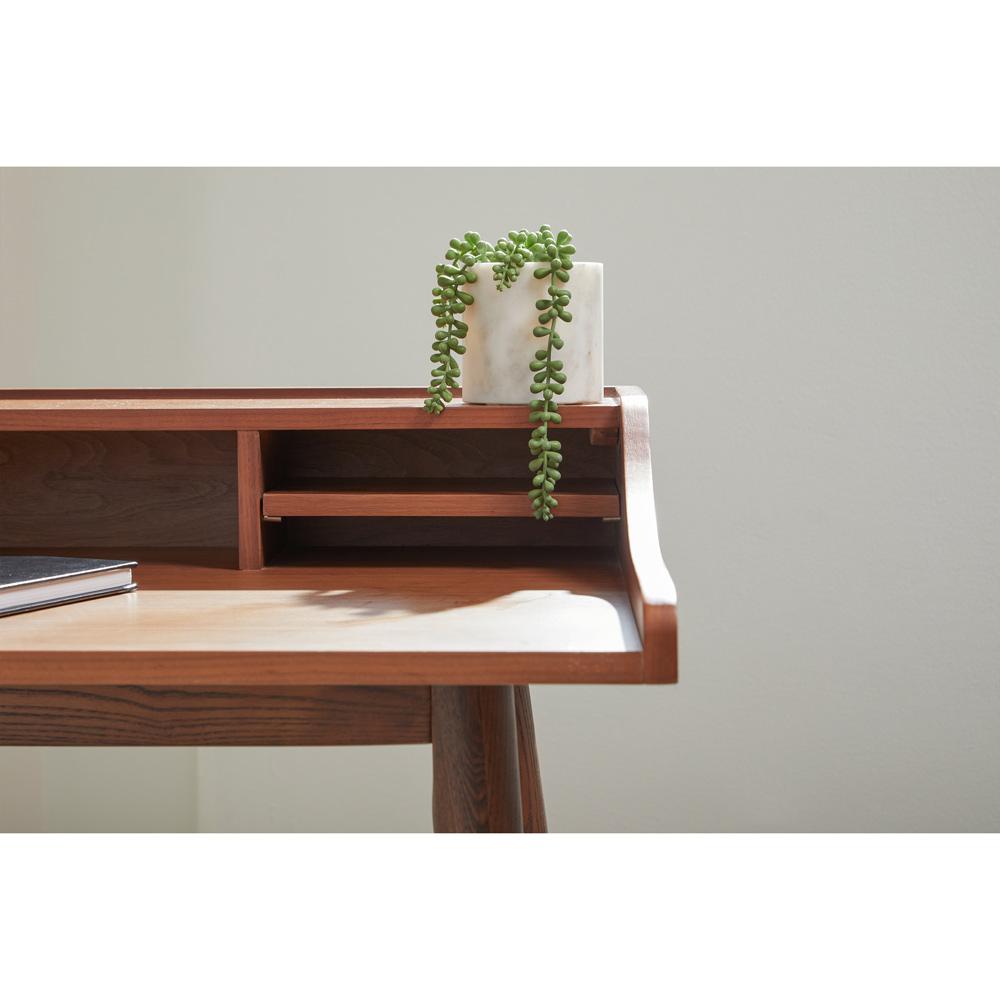 Euro Style - Flavio Desk, American Walnut - 09701WAL veiw 6