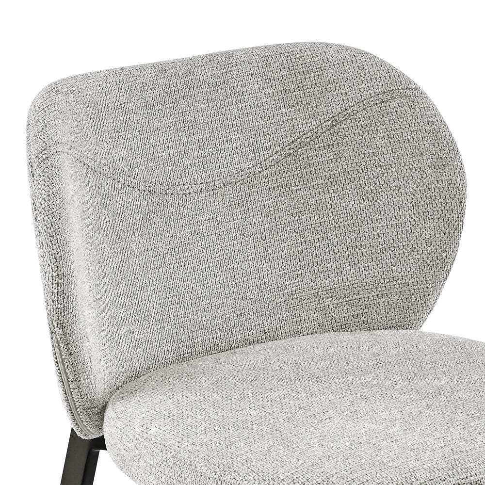 Euro Style - Markus Bar Stool, Light Gray/Black - 17256-LTGRY veiw 6
