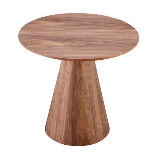 Euro Style - Wesley 24inW Round Side Table, Walnut - 38886WAL-KIT veiw 2