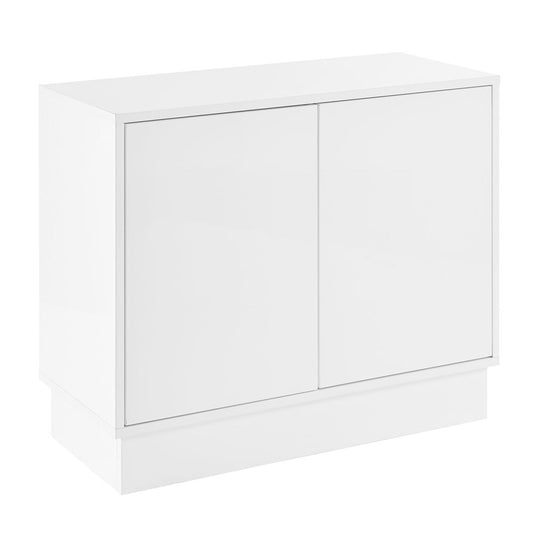 Euro Style - Tresero 36inW 2-Door Cabinet, High Gloss White - 90648WHT-FA veiw 2