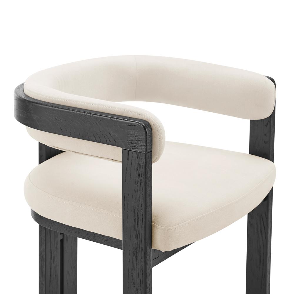 Euro Style - Blixa Armchair, Beige/Black - 39244-BLK veiw 6