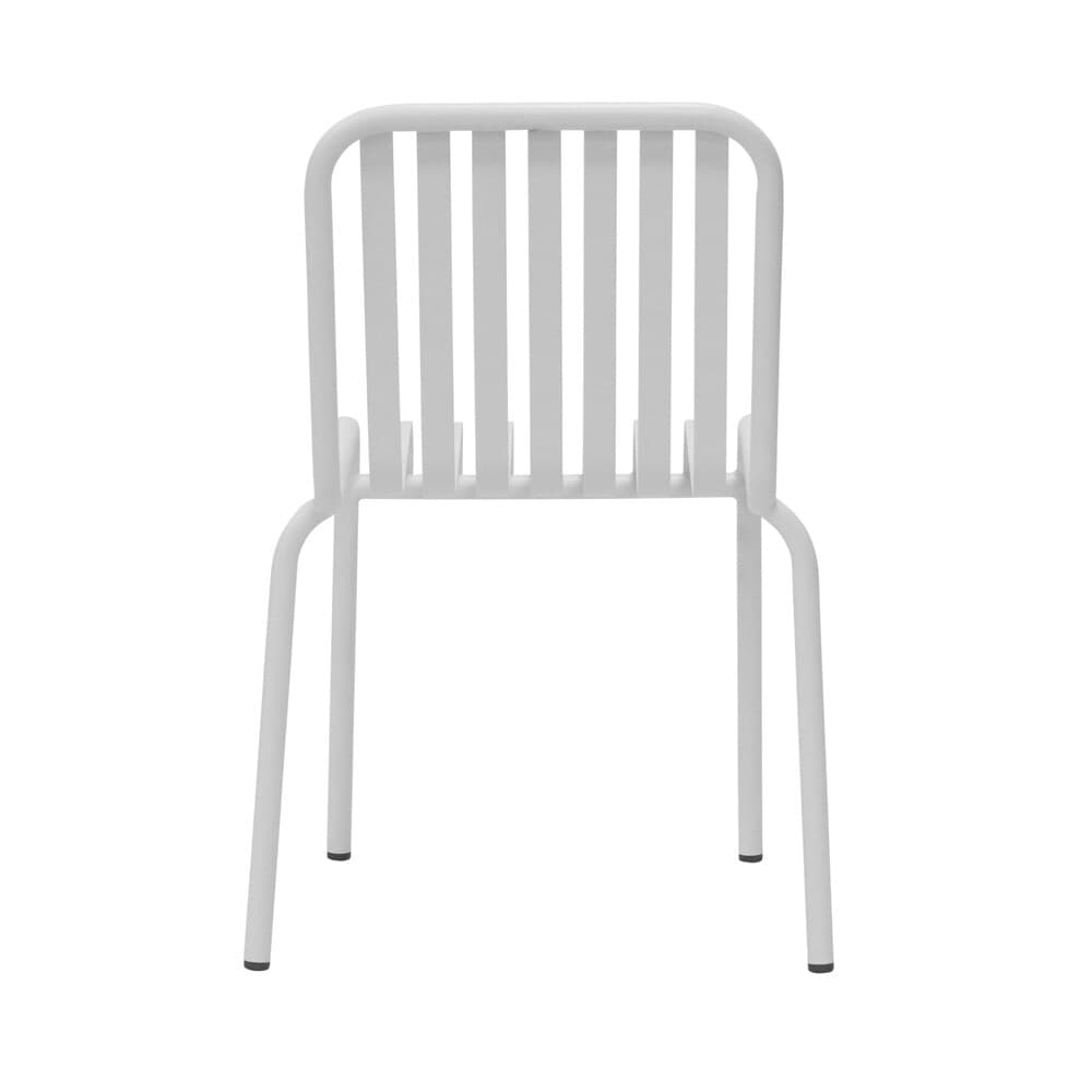 Euro Style - Enid Stackable Outdoor Side Chairs, White - Set of 2 - 90730-WHT veiw 6
