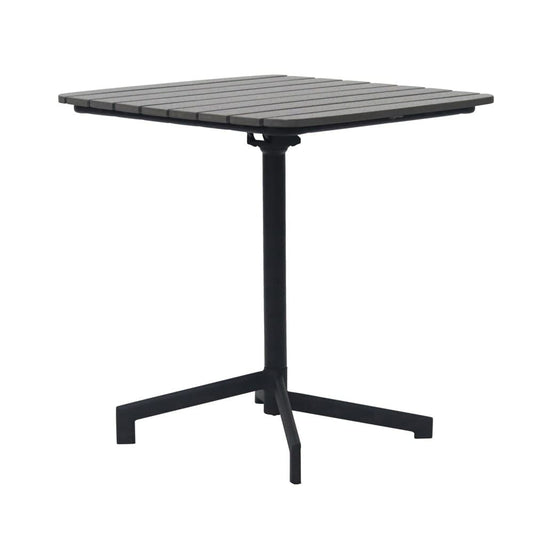 Euro Style - Kalmar Outdoor Folding Table, Dark Gray/Black - 90794-DKGRY veiw 2