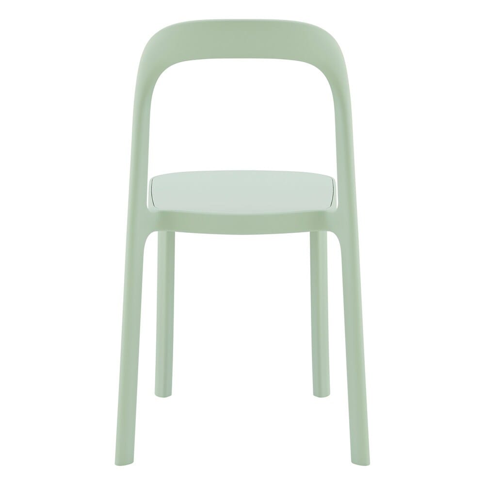 Euro Style - Lance Stackable Outdoor Side Chairs, Mint - Set of 2 - 80072-MNT veiw 6