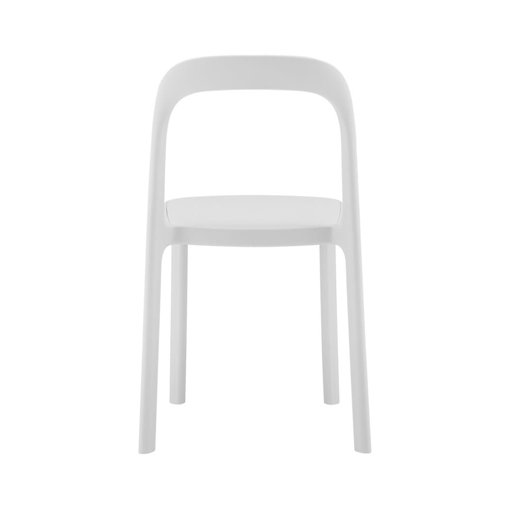Euro Style - Lance Stackable Outdoor Side Chairs, White - Set of 2 - 80072-WHT veiw 6