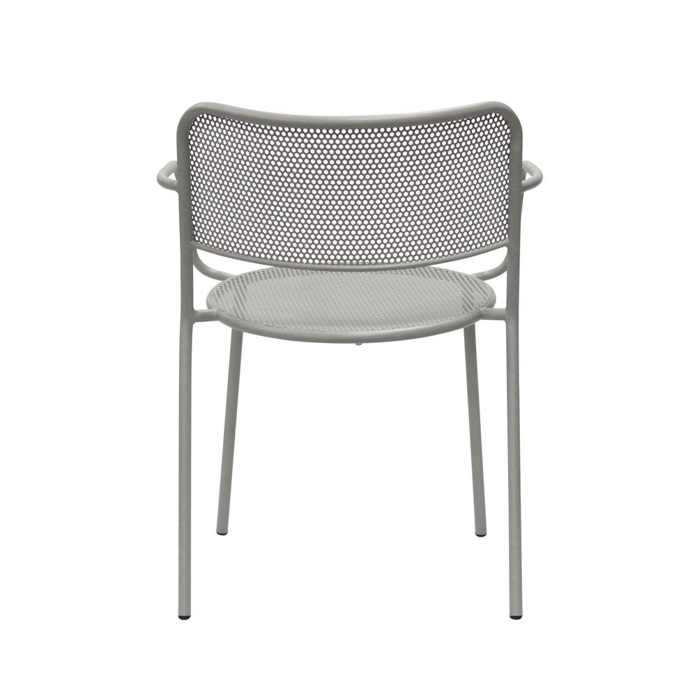 Euro Style - Nansen Stackable Outdoor Armchairs, Oyster Gray - Set of 2 - 90772-OYSGRY veiw 6