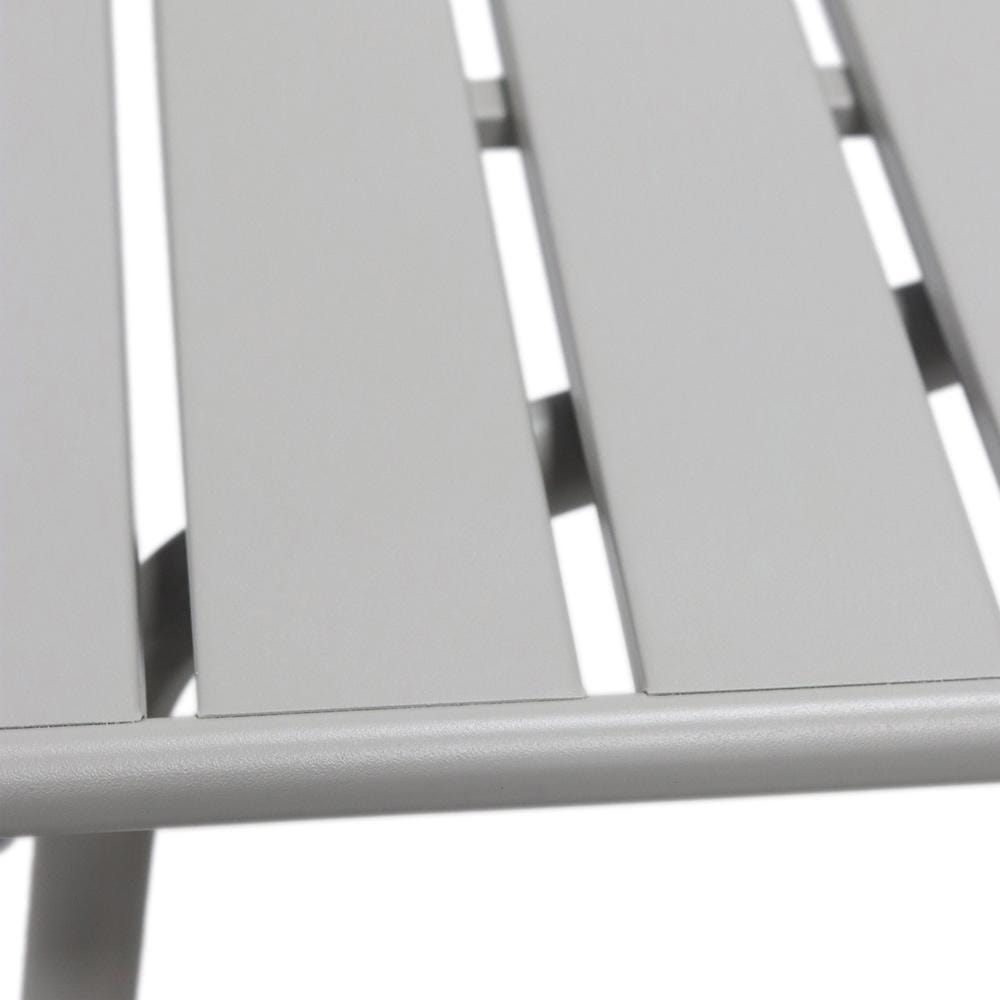 Euro Style - Rosco 32inW Outdoor Square Table, Oyster Gray - 90861-OYSGRY veiw 6
