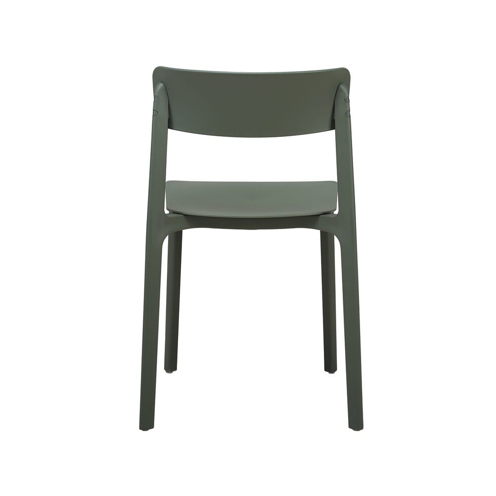 Euro Style - Tibo Stackable Outdoor Side Chairs, Green - Set of 2 - 80074-GRN veiw 6