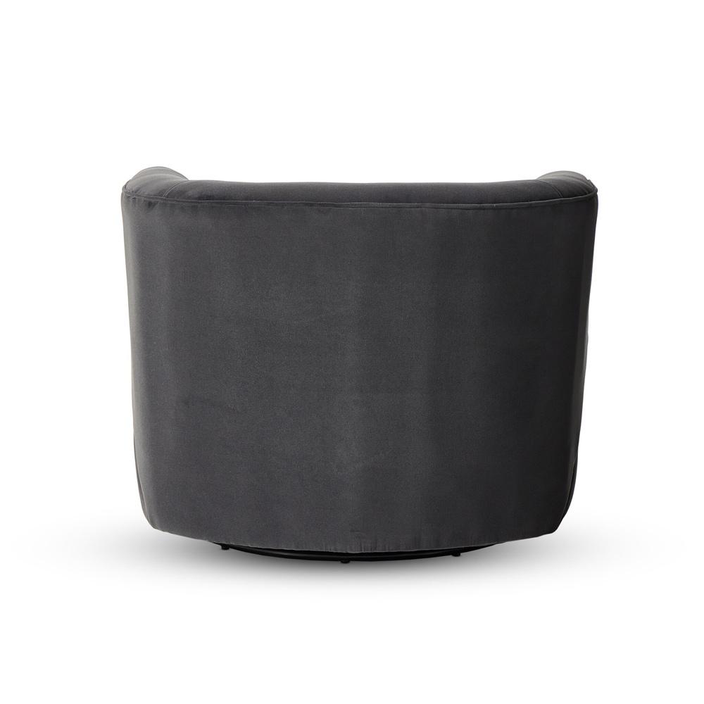 Four Hands - Atelier - Mila Swivel Chair - Henry Charcoal - 107195-011 veiw 5