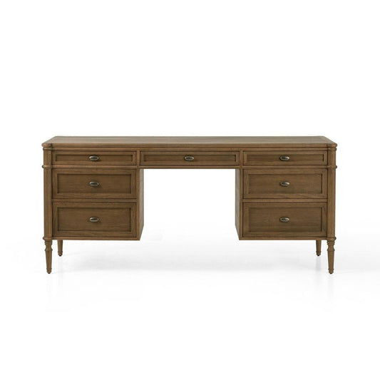 Four Hands - Collins - Toulouse Executive Desk - Toasted Oak Veneer - 231890-001 veiw 2