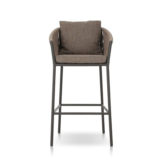 Four Hands - Solano - Porto Outdoor Bar Stool - Ellor Brown - 107039-005 veiw 2