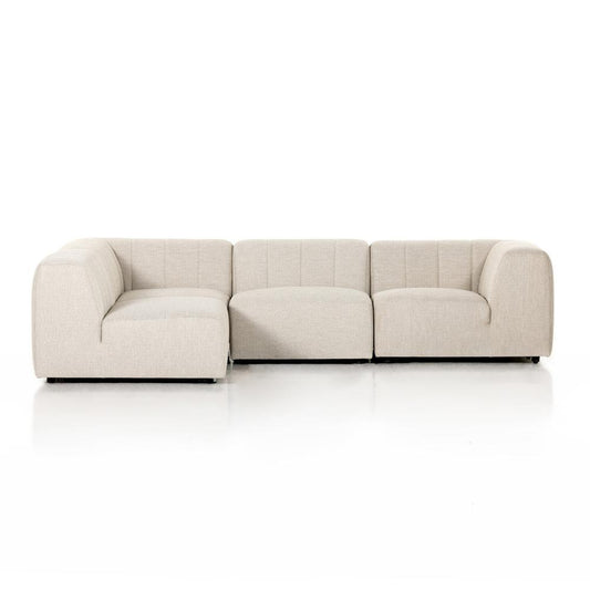 Four Hands - Solano - Gwen Outdoor 4-Piece Sectional - Faye Sand - 223218-002 view 2