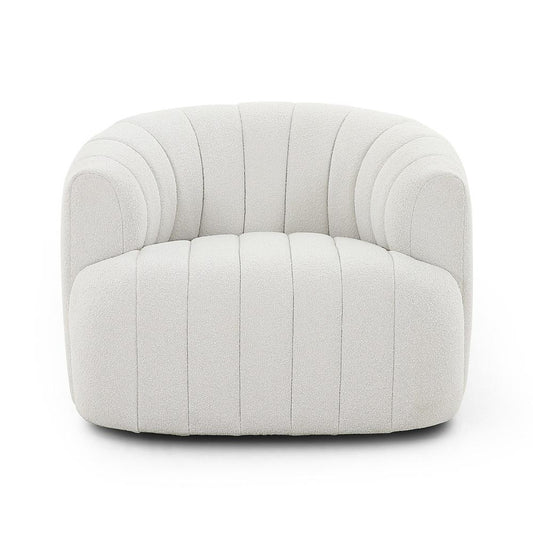 Four Hands - Grayson - Elliana Swivel Chair - FIQA Boucle Natural - 235243-003 veiw 2