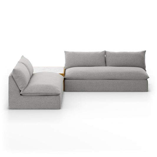 Four Hands - Solano - Grant Outdoor 2-Piece Sectional W/ Coffee Table - Faye Ash - 235710-003 veiw 2